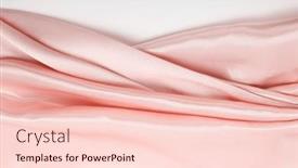  Presentation with pink silk - PPT theme having pink-nacre-wave-fabric-silk background and a lemonade colored foreground