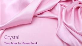  Presentation with pink pearl - PPT layouts with pink-pearl-wave-fabric-silk background and a  colored foreground