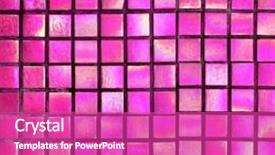  Presentation with pearl - Amazing slides having pink pearls - pearl mosaic background backdrop and a purple colored foreground