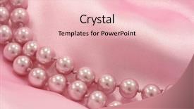  Presentation with pearls - PPT layouts featuring pink pearls on soft pink background and a lemonade colored foreground