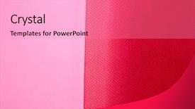  Presentation with dark blue fabric texture dark - Slide deck with pink polka dots - fabric texture background background and a  colored foreground