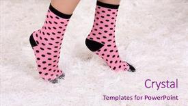  Presentation with colorful geometry - PPT theme enhanced with choices - businessman in difficult choice concept background and a tawny brown colored foreground.