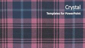  Presentation with fabric - Cool new PPT layouts with pink purple - fabric plaid texture high res backdrop and a  colored foreground