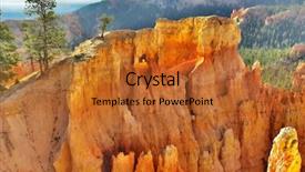  Presentation with panorama from bryce canyon national - Slides having pink rocks in bryce canyon background and a  colored foreground