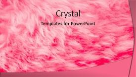  Presentation with pink - Colorful slide set enhanced with wild wool sheep - pink sheepskin fur background backdrop and a coral colored foreground