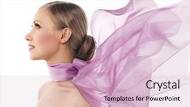  Presentation with pink silk - Colorful slide deck enhanced with pearls - shanghai night view backdrop and a ocean colored foreground