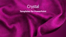  Presentation with textile and fabric industry - Audience pleasing slide deck consisting of pink silk - soft textile fabric for background backdrop and a  colored foreground