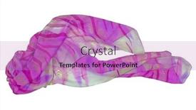  Presentation with pink silk - Presentation theme featuring pink silk scarf background and a coral colored foreground