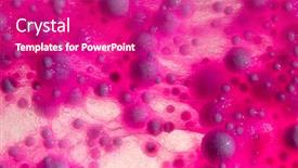  Presentation with foam - Amazing slides having pink-slime-with-foam-balls backdrop and a purple colored foreground