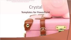  Presentation with copy space leadership - PPT theme featuring pink-suitcase-with-piggy-bank background and a lemonade colored foreground