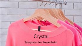  Presentation with pink - PPT theme having pink sweater pink shirt l background and a coral colored foreground