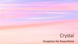  Presentation with dawn - PPT theme with pink tender dawn background and a lemonade colored foreground