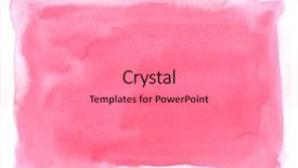  Presentation with watercolor design - Colorful PPT layouts enhanced with pink texture watercolor background painting backdrop and a coral colored foreground