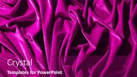  Presentation with textile - Presentation theme having pink velvet textile for background background and a violet colored foreground