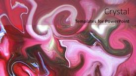  Presentation with pink white - PPT theme with pink-white-and-red-swirl background and a violet colored foreground