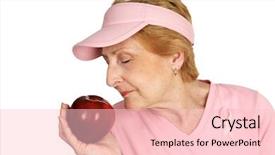  Presentation with pink ribbon breast awareness - Presentation design enhanced with pink with breast cancer background and a lemonade colored foreground