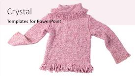  Presentation with wool - Presentation theme enhanced with pink-wool-sweater-isolated background and a lemonade colored foreground