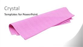  Presentation with woven - Beautiful presentation theme featuring pink-woven-cotton-placemat-isolated backdrop and a white colored foreground