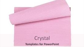  Presentation with woven - PPT theme with pink-woven-cotton-placemat-isolated background and a lemonade colored foreground