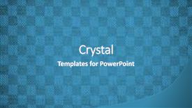  Presentation with woven - PPT theme enhanced with pink woven texture background and a teal colored foreground