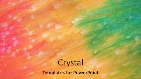  Presentation with pink green - Beautiful slides featuring pink yellow and green backdrop and a yellow colored foreground