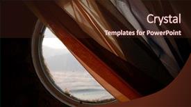  Presentation with siberia - Presentation theme with pinkish - sunset over lake baikal background and a  colored foreground