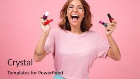  Presentation with social emotional learning - PPT layouts with pinky - image of happy emotional young background and a lemonade colored foreground