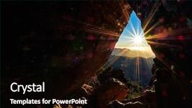  Presentation with arizona sunset view - Presentation theme having pinnacle - panoramic view at sunset background and a black colored foreground