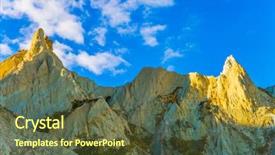  Presentation with new orlenas - Slides featuring pinnacle - scenic clay cliffs travel background and a tawny brown colored foreground