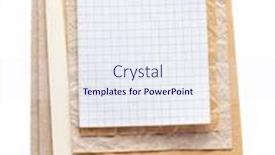  Presentation with white sheet - PPT theme featuring pinned-sheet-of-paper background and a sky blue colored foreground