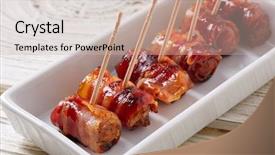  Presentation with tapas - Amazing presentation having pintxos tapas from spain food backdrop and a soft green colored foreground