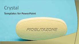  Presentation with pharmaceutical - Theme enhanced with pioglitazone-pharmaceutical-medicine-pills-tablet background and a arctic colored foreground