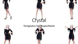  Presentation with nun - Presentation consisting of pious - young beautiful nun in short background and a white colored foreground