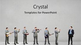  Presentation with play - Colorful slide set enhanced with pipe band - he can play all instruments backdrop and a  colored foreground