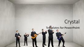  Presentation with medical instruments engineering - Beautiful slide deck featuring pipe band - he can play all instruments backdrop and a  colored foreground