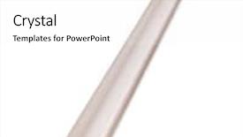  Presentation with connector - Presentation theme consisting of pipe connector isolated on the white background and a white colored foreground