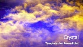  Presentation with dreams - Beautiful slide set featuring pipe dreams backdrop and a purple colored foreground