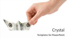  Presentation with waiter hand in white glove - Audience pleasing PPT layouts consisting of pipe sale - hand with money ship isolated backdrop and a white colored foreground