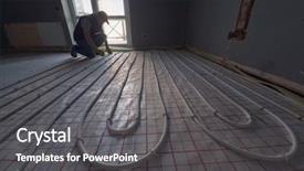  Presentation with biology lymphatic system - Presentation consisting of pipefitter installing system of heating background and a  colored foreground