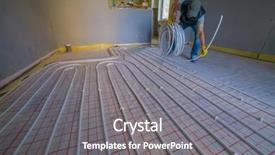  Presentation with genitourinary system - Beautiful theme featuring pipefitter installing system of heating backdrop and a  colored foreground