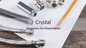  Presentation with plumbing - Amazing slides having pipefitting - all kinds of plumbing backdrop and a  colored foreground