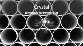  Presentation with pvc - PPT layouts enhanced with pipeline construction - gray pvc tubes plastic pipes background and a dark gray colored foreground
