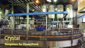  Presentation with oil production - Audience pleasing PPT layouts consisting of pipelines valves design - oil industry production and packaging backdrop and a tawny brown colored foreground