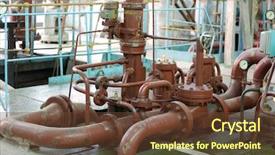  Presentation with leaks - Presentation design enhanced with fiber optic - shot of network equipment background and a gray colored foreground.