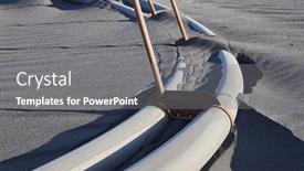  Presentation with pipes - Presentation having pipes-lying-in-the-black background and a gray colored foreground