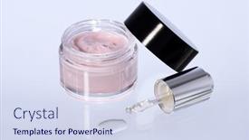  Presentation with serum - Presentation consisting of pipette-with-cosmetic-serum-close background and a sky blue colored foreground