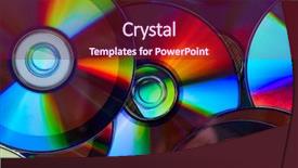  Presentation with shiny - Audience pleasing slide set consisting of piracy - background of shiny compact discs backdrop and a violet colored foreground