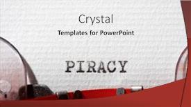  Presentation with cyber sex word written - Theme featuring piracy-word-written background and a white colored foreground