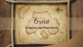  Presentation with nautical rope - Theme consisting of pirate theme nautical rope frame background and a coral colored foreground