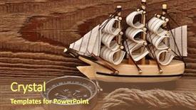  Presentation with ship rope - PPT layouts featuring pirates ship - compass rope and model classic background and a tawny brown colored foreground